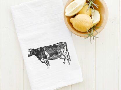 Kökshanddukar, ekologisk bomull 'Farm animals' set med 4 - Bild 3