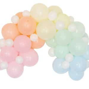 Ballongbåge kit med 60 ballonger - pastell