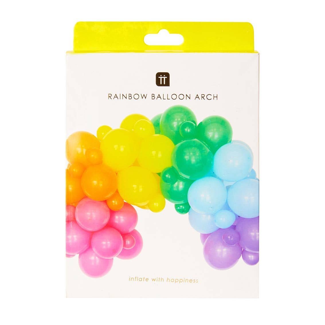 Ballongbåge kit med 60 ballonger - regnbåge