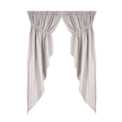 Rynkade gardiner 'Farmhouse Stripe' 2/pack